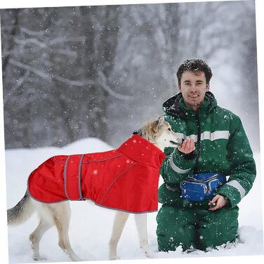 Водонепроникний дощовик для собак BESPORTBLE - надійний захист від дощу та вітру. Регульований дощовик для собак, підходить для прогулянок восени та в дощову погоду.