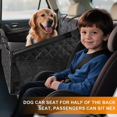 Підвищення для собак у машину - чорний L, для великих та середніх порід