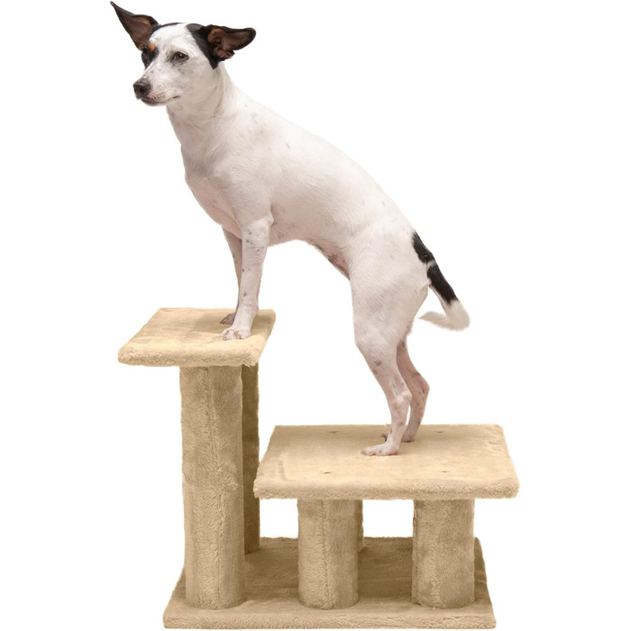 Сходи для тварин Furhaven Steady Paws, 3-ступеневі, коричневі, для високих ліжок і диванів
