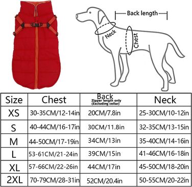 Зимові куртки для собак, шлейки, водонепроникна куртка з флісовою підкладкою, світловідбиваючі, персоналізовані, оранжевий/червоний, XL/M