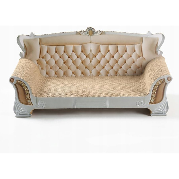 Драбина-кіготь для котів з картону, форма дивана - кіготь для котів, іграшка для котів, проста збірка, 52 x 23 x 22 см