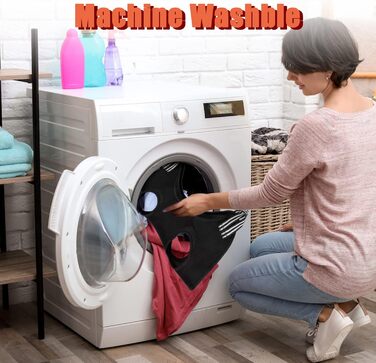 Набір для догляду за собаками та котами: щітка, триммер для нігтів, сумка для грумінгу, чорний, 7 шт.