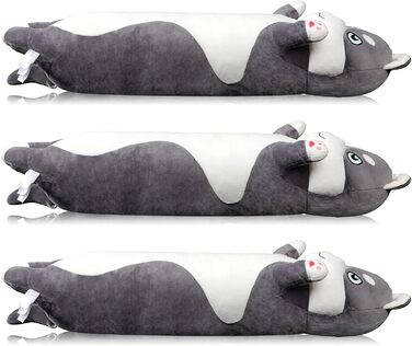 М'яка іграшка-подушка Хаскі, 80 см: плюшевий пес, подушка для сну, іграшка для дитини, декор кімнати