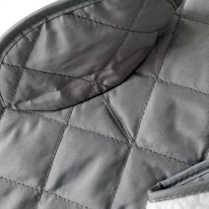 Флісовий теплий одяг для собак, зимова куртка, одяг для котів, сірий, M