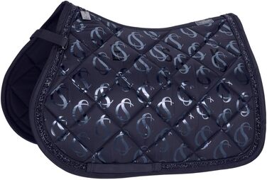 Ескадрон Classic Sports Schabracke Glossy Jewel - підкова з камінням, колір navy (DL)