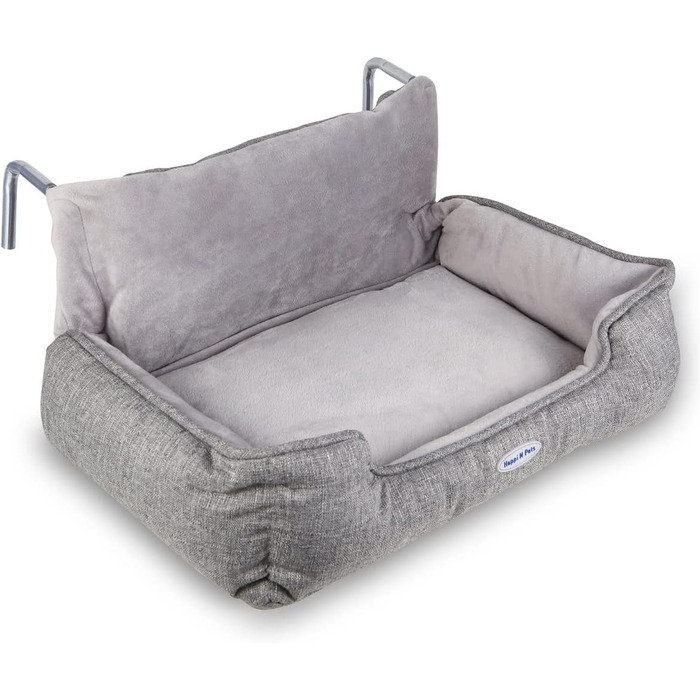 Кішка ліжко для радіатора Happi N Pets - зручне гаманець для котів, сірий, 55 x 34 x 27 см