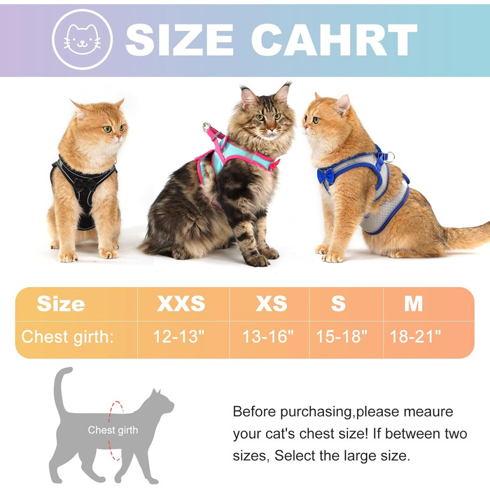 Шлейка та поводок для котів, набір для прогулянок на вулиці, антивислизаюча, регульована, з м'якої дихаючої сітки, легка шлейка для маленьких собак, цуценят, кроликів, чорного кольору