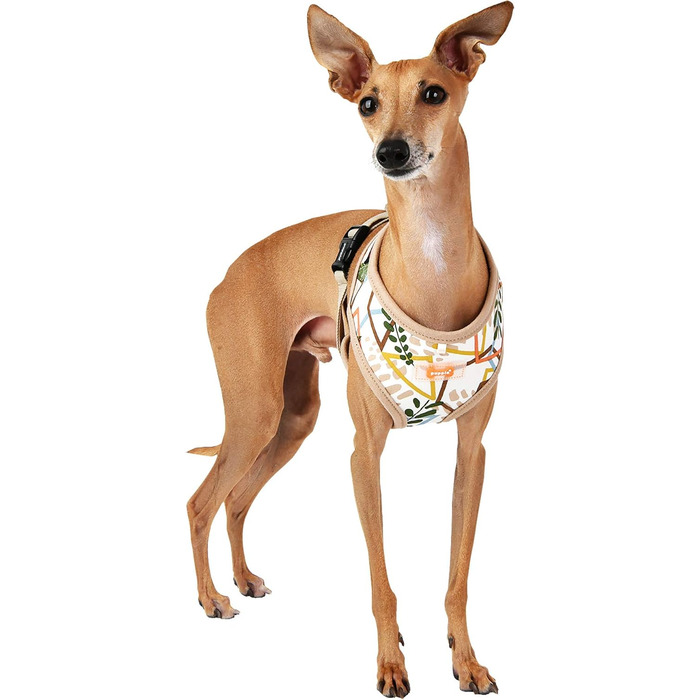 Шлея для собак PUPPIA Botanical Harness A, середня, бежевий