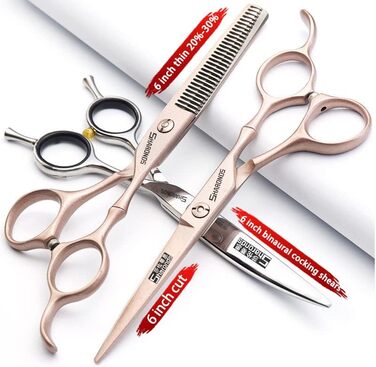 Набір професійних ножиць для стрижки волосся Sharonds 440C (6 дюймів, 3 шт.)