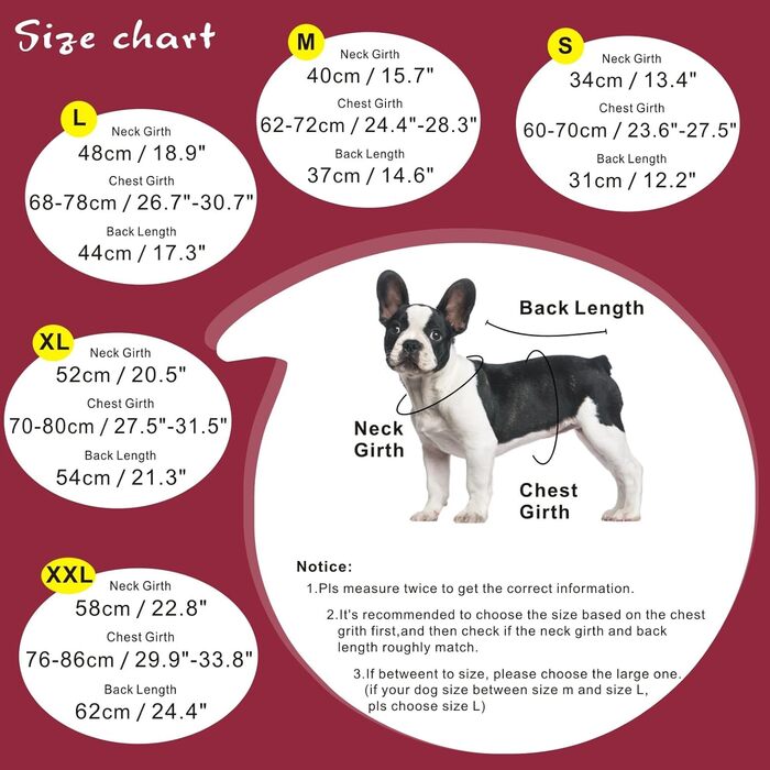 Водонепроникний дощовик для собак Mosucoir з відбиваючими елементами та регульованою капюшоном, XXL, червоний