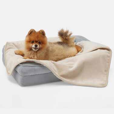 Водонепроникний коврик для собак Lesure, великі породи - 229x218 см, пральний, для активного відпочинку, флісовий захист дивану, для котів та собак