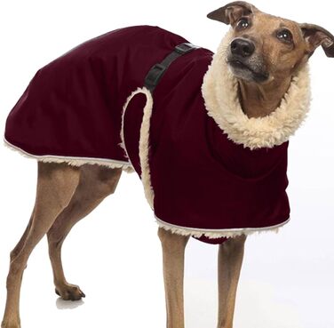 Теплий зимовий одяг для вайлетів та інших собак: тепла куртка з флісовою підкладкою