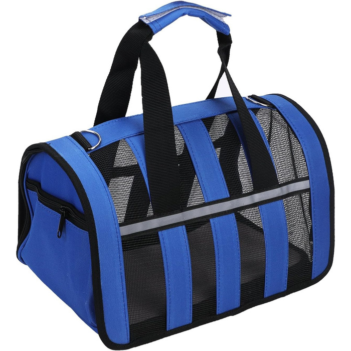 Транспортна сумка для тварин ITODA: переноска для собак та котів, водонепроникна, 43 x 27 x 26 см, блакитна