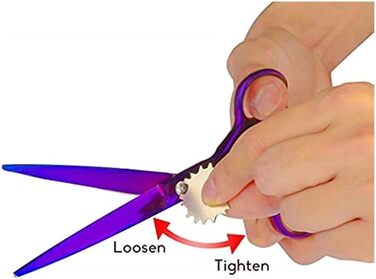 Професійні ножиці для грумінгу собак, набір, прямі та вигнуті ножиці для собак, 7 дюймів (фіолетовий)