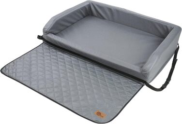 Ваш GEAR Termoli - лежанка для собак 100x70 см, захист для багажника авто, еко-шкіра, миється, преміум якість. Лежанка для собак, корзина для собак, килимок для собак, туристична лежанка.