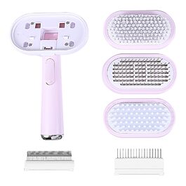 Гребінець для котів Gatuida, щітка для собак, масажна щітка для догляду за шерстю з запасними насадками