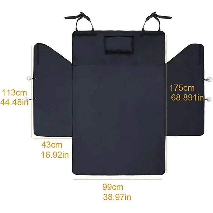 Захист багажника для собак Tesla Model Y 2020-2024, водонепроникний, міцний, легкий у догляді, автокилим для собак