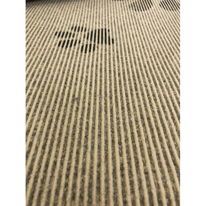 Килимок для собак Elropet Vetbed: преміум якість, 22 мм, для малих та великих собак. Розміри: S/M/L (100x80 см). Колір: світло-сірий з чорною лапкою.