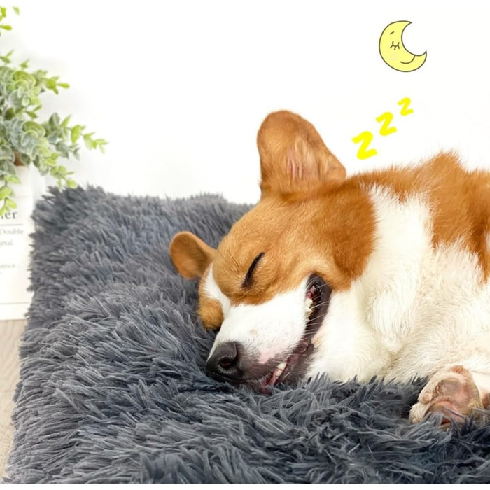 М'яке ліжко для собак, корзина для домашніх тварин, ліжко для собак, диван для собак, подушка для собак, килимок для собак, рожевий, 94x63 см