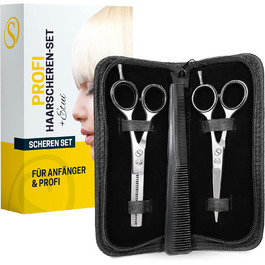 Набір для стрижки волосся | Професійні ножиці для стрижки | Якісний набір для стрижки для жінок та чоловіків | Професійні ножиці для волосся з чохлом