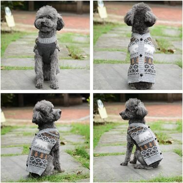 Пуловер для собак на Новий Рік: теплий світер для цуценят та собак середніх розмірів (XXL, Ейсбер)