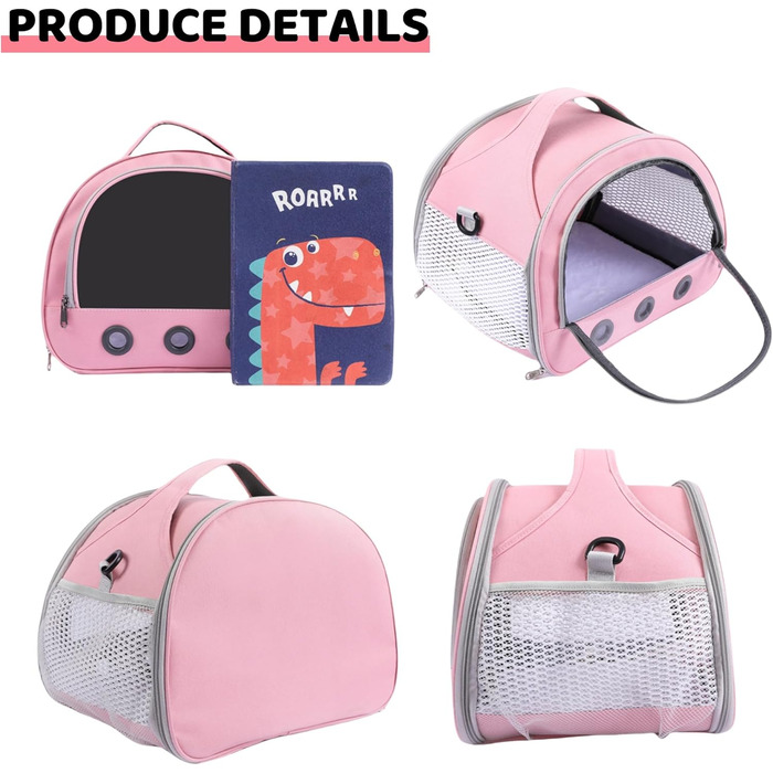 Транспортна переноска для тварин: котів, собак, кроликів, птахів. Складана переноска з плечовим ременем