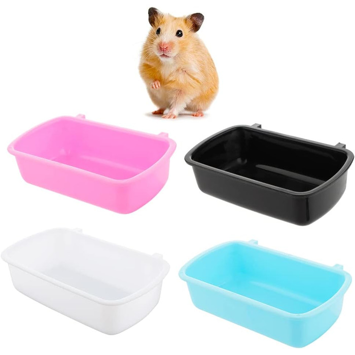 Набір мисок для дрібних тварин: хом'яки, миші, щури, їжаки, 4 шт.