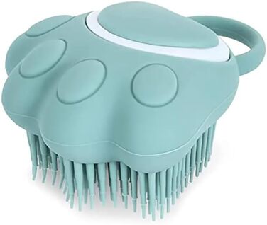 Щітка для грумінгу котів та собак, для довгошерстих порід, жовта. Видаляє шерсть, масажує та розплутує.