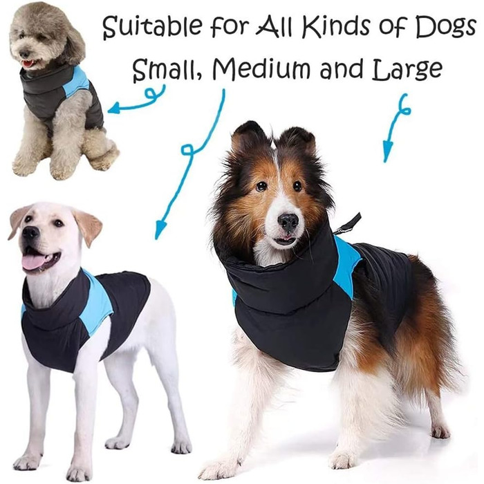 Водонепроникний зимовий пуховик для собак, теплий дощовик для маленьких та середніх собак (Рожевий, 5XL)