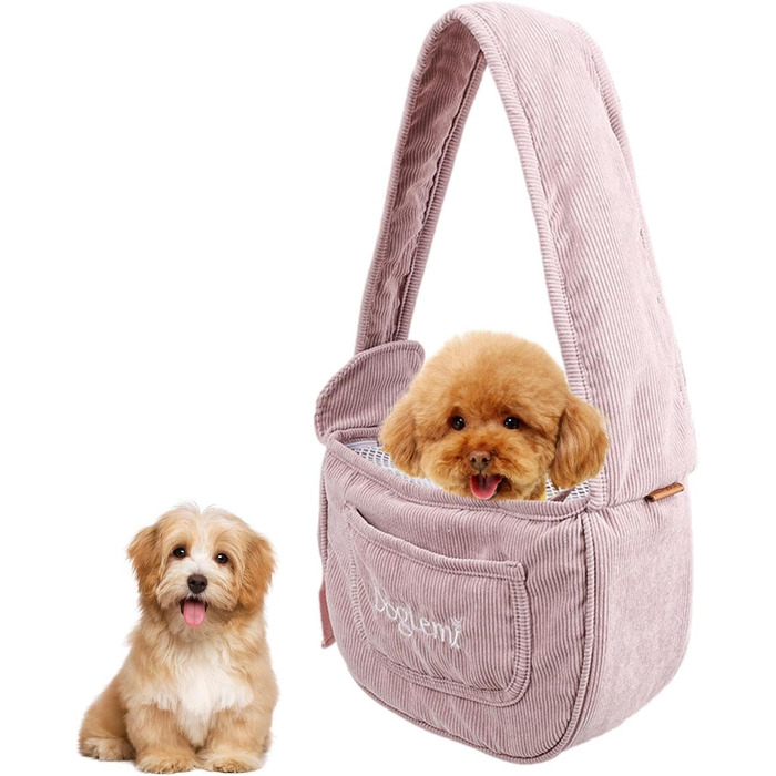 Транспортна сумка для тварин: переноска для собак, котів, цуценят (Рожева)