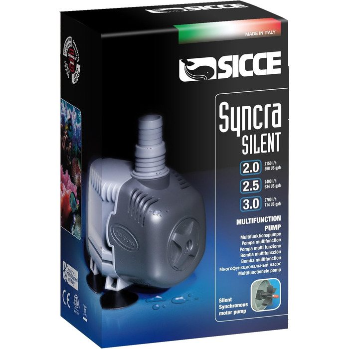 Універсальний акваріумний насос Sicce Syncra 3.0, 2700 л/год, 45 Вт