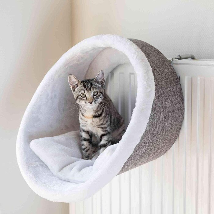 Підвісне ліжко-гамак для котів на радіатор TRIXIE, зручний плюш, до 5 кг