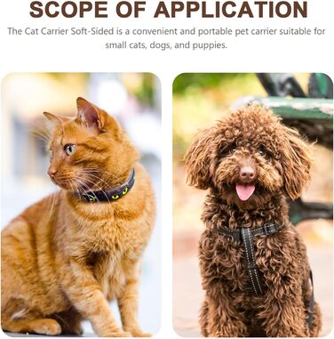 Дихаючий переноска для кошенят та собак від NUOBESTY - легкий, м'який рюкзак-переноска для маленьких котів та собак, ідеальний для подорожей