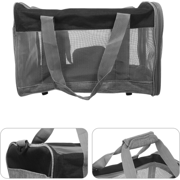 Транспортна сумка для тварин SHINEOFI: легка, складана, з м'яким внутрішнім простором, для котів, цуценят, кроликів