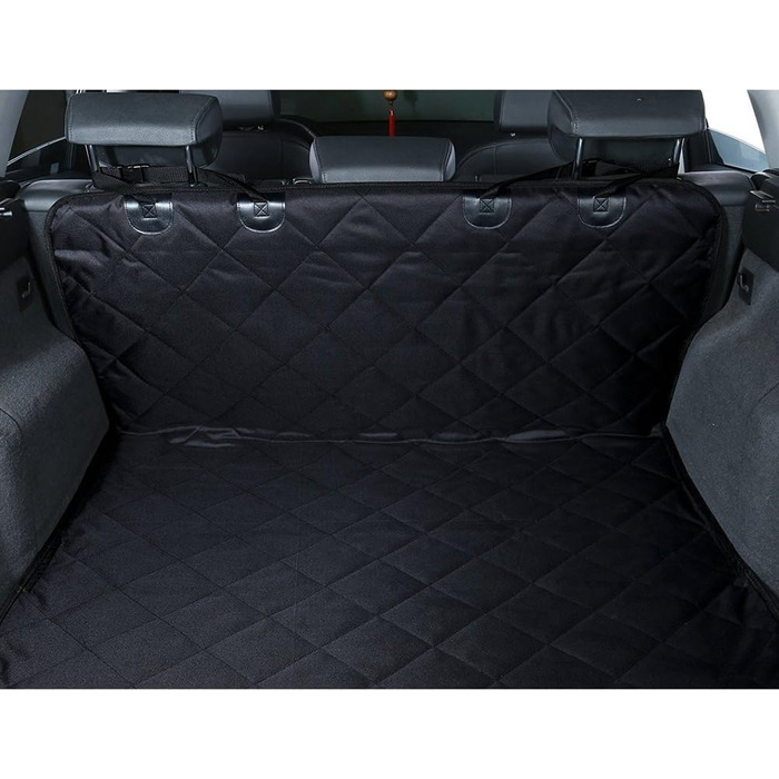 Чохол на сидіння для собак XL, чорний - універсальний, нековзний, водовідштовхуючий, для автомобілів, SUV, пікапів, Jeep, Vans