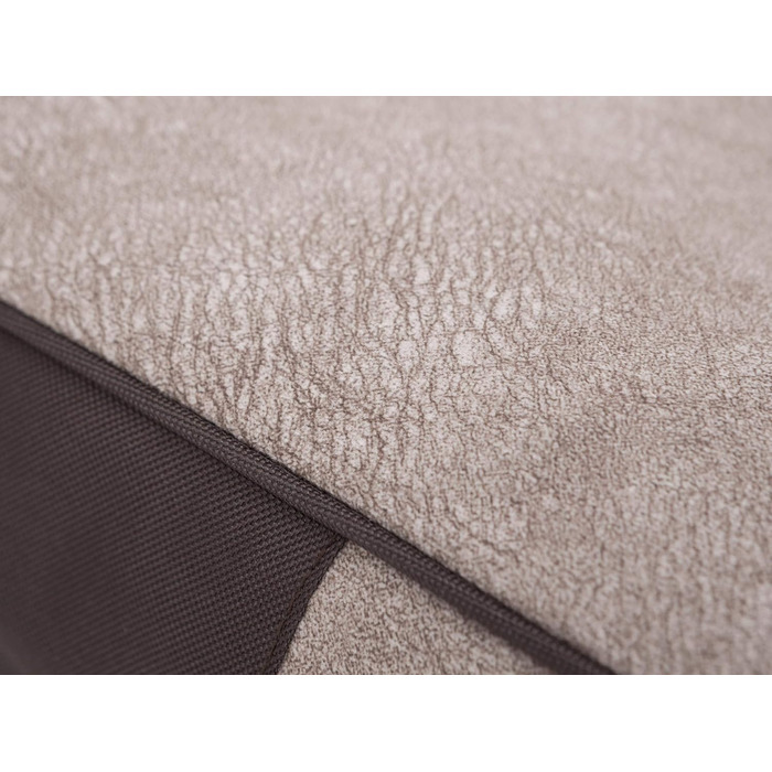 Собаче ліжко, лежанка для собак, м'яка лежанка-софа, килимок для собак, 80x53 см, сірий/бежевий колір