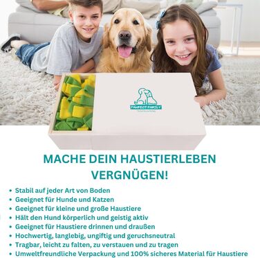 Pawfect Family інтерактивний килимок-нюхалка для собак і котів, іграшка для розвитку нюху та зайнятості