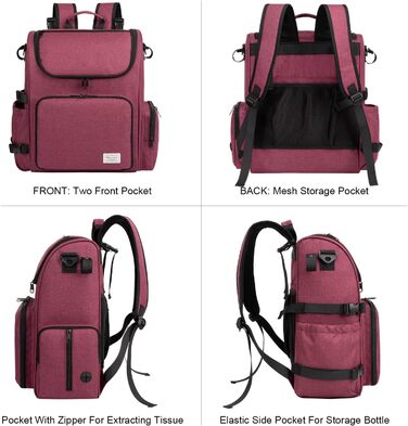 Модерна переноска для собак та котів Modoker, схвалена авіакомпаніями. Комплектація: органайзер, 2 контейнери для корму, 2 складні миски, плечовий ремінь (Рожевий)