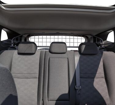 Автомобільна перегородка Travall для собак, сумісна з Nissan Qashqai (2013-2021), Rogue Sport (2017-2019), з панорамним дахом – вантажний захист, металевий роздільник для перевезення домашніх тварин