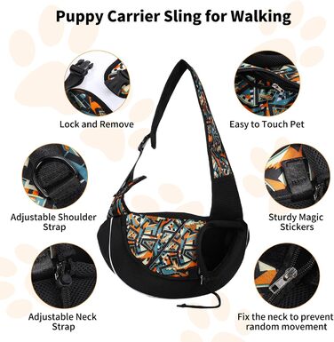 Сумка-переноска для собак 6 кг, портативна, регульована, сітчаста, для прогулянок та подорожей, оранжева