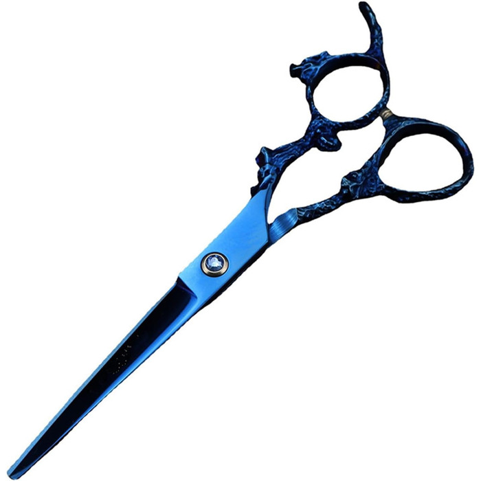 Набір професійних ножиць для грумінгу собак 6 дюймів: прямі та розріджуючі ножиці для догляду за шерстю