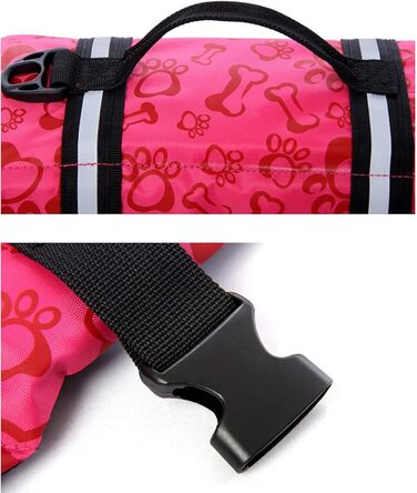 Рятувальний жилет для собак, камуфляжний з світловідбиваючими смугами, регульований, для малих, середніх та великих собак