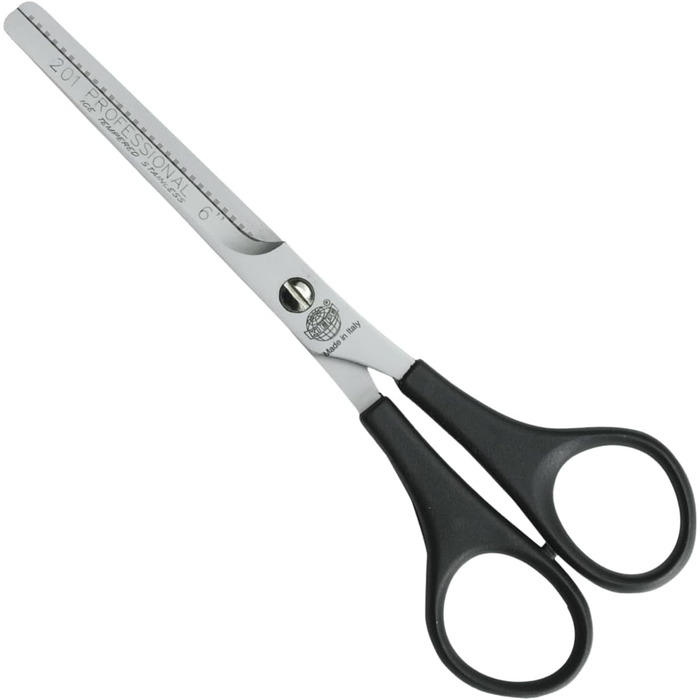 Професійні ножиці для філірування Kiepe з 28 зубцями – напівріжучі ножиці з нержавіючої сталі, легкий пластиковий грифель, Made in Italy для салону та дому (201, 6 дюймів)