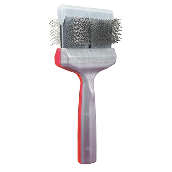 Професійна щітка для довгошерстих собак Mega Unterwäscher Duo Zapper/Grabber - для розплутування та видалення підшерстка. Популярна серед грумерів