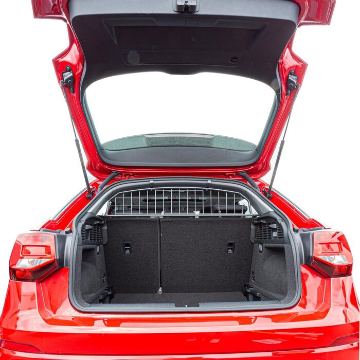 Сітка-перегородка для собак Travall Audi Q2 (2016-), захист багажника, сітка для транспортування собак, міцна сталева сітка