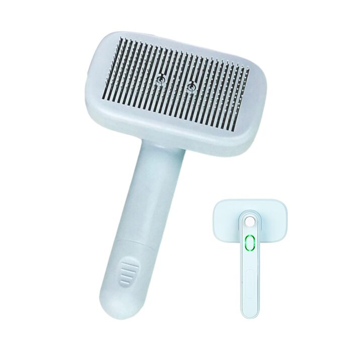 Щітка для грумінгу тварин з самоочищенням | Для собак та котів різних розмірів