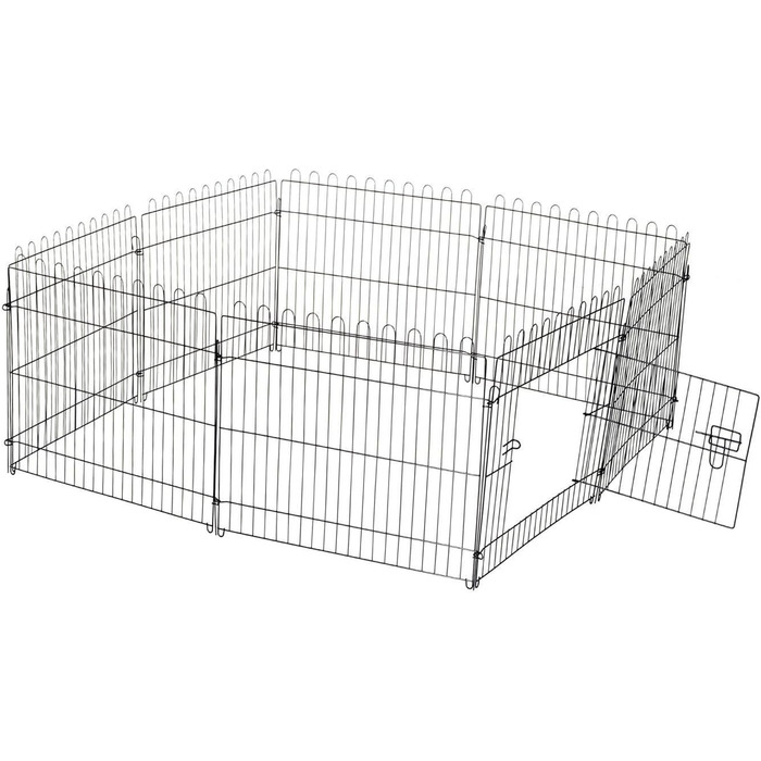 PawHut® вольєр для цуценят, огорожа для собак, вольєр-загон для малечі, 5 розмірів: 71x61 см