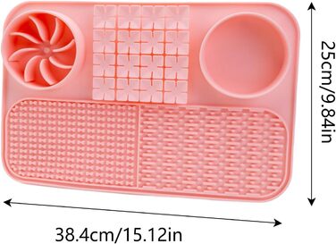 Лежанка-лежак для собак з повільним годуванням, інтерактивна іграшка-лежак | Годівниця-пазл для собак | Лежак для собак (Рожевий, універсальний розмір)