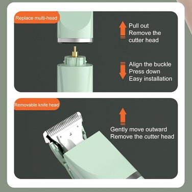 Набір для грумінгу домашніх тварин Tickle Paw 4 в 1: тример для шерсті, машинка для стрижки, шліфувальник для нігтів (для котів та собак)