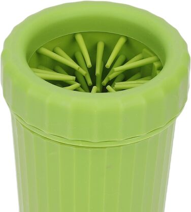 Автоматична мийка для лап тварин з присосками. Мийка для лап собак всіх розмірів (зелена)